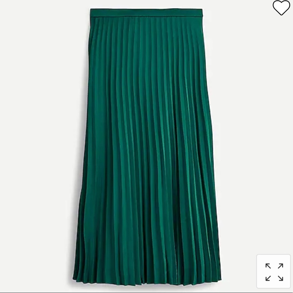*NEW WITH TAGS* J. Crew Pleated Midi Skirt
